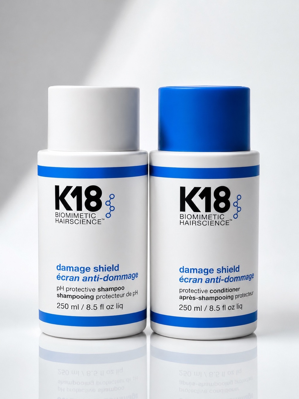 K18 Biomimetic Hairscience Damage Shield Shampoo Conditioner Set